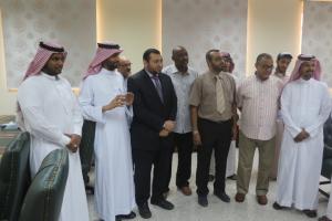 Dean of Jamoum University College Honors Affiliates of Chemistry Department